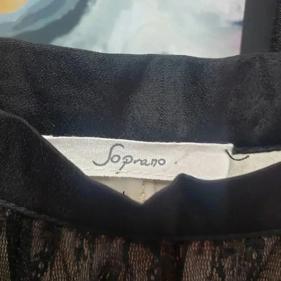 Soprano Full Skirt with Lace Overlay - Picture 2 of 4